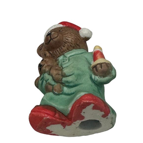 1993 Traditions 7 Eleven Citco "Sweet Dreams Bear" Hanging Porcelain Ornament - Picture 4 of 7